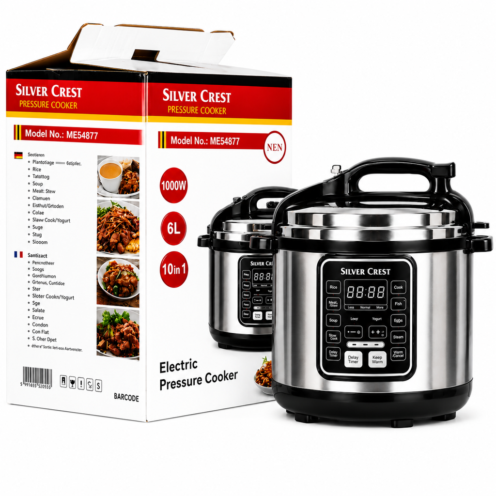 SILVER CREST 6L ELECTRIC PRESSURE COOKER