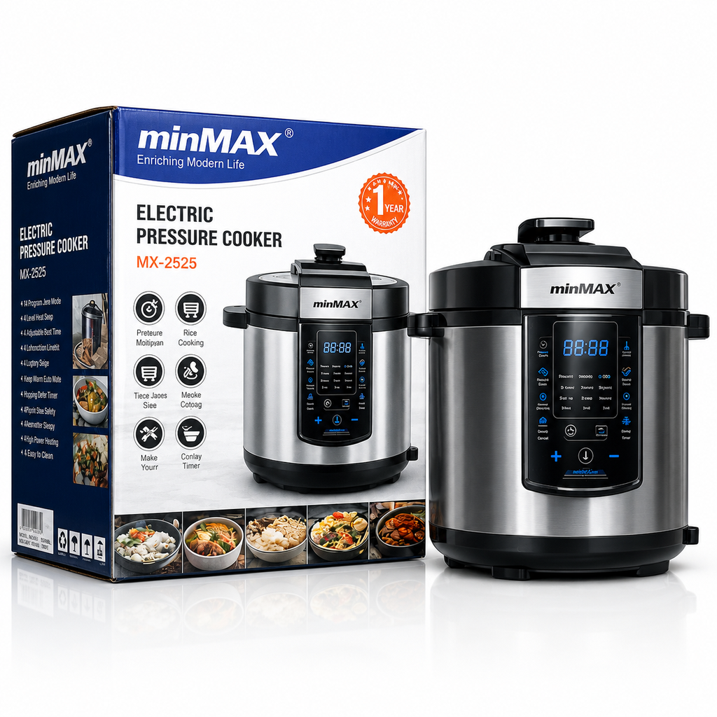 MINMAX ELECTRIC PRESSURE COOKER MX-2525