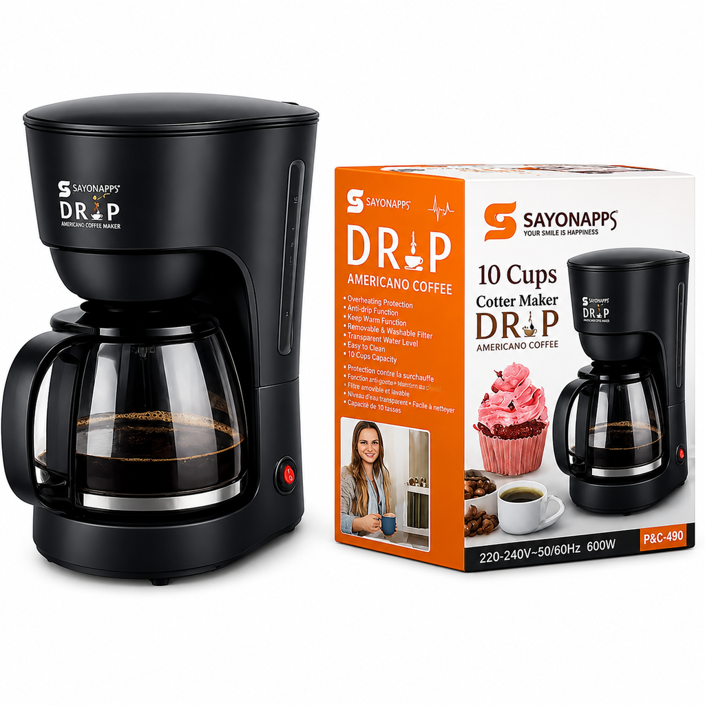 SAYONA SDC-4580 10-CUP DRIPO COFFEE MAKER