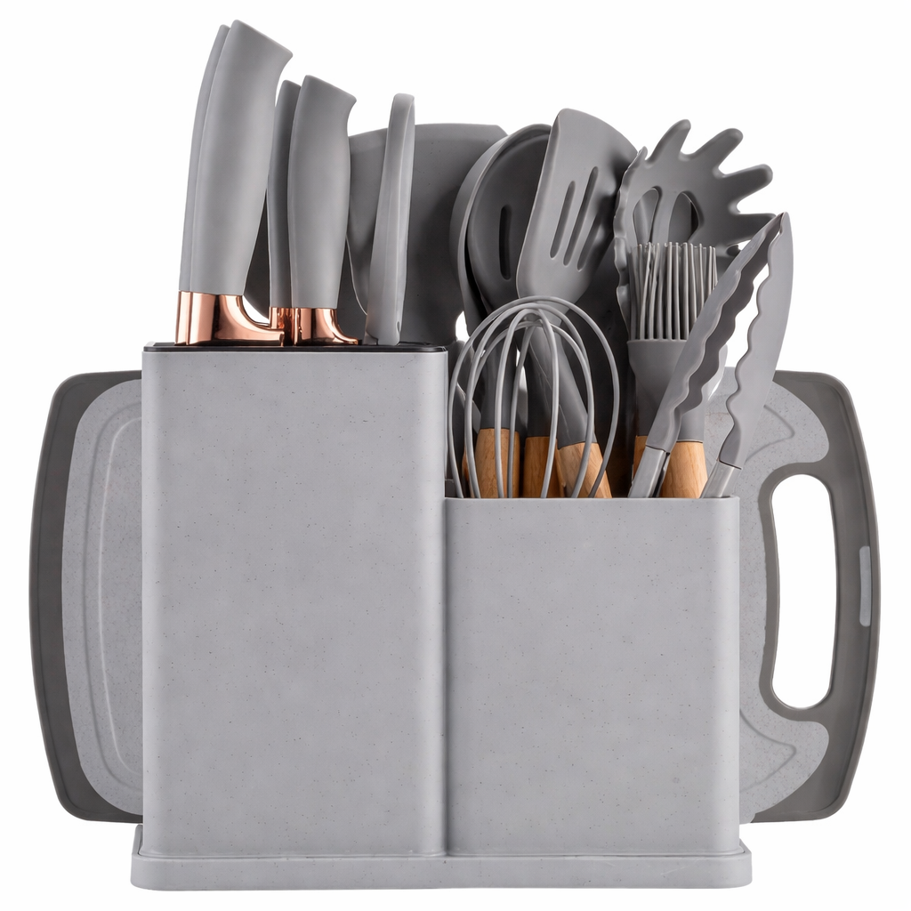 KITCHEN UTENSIL & KNIFE HOLDER SET