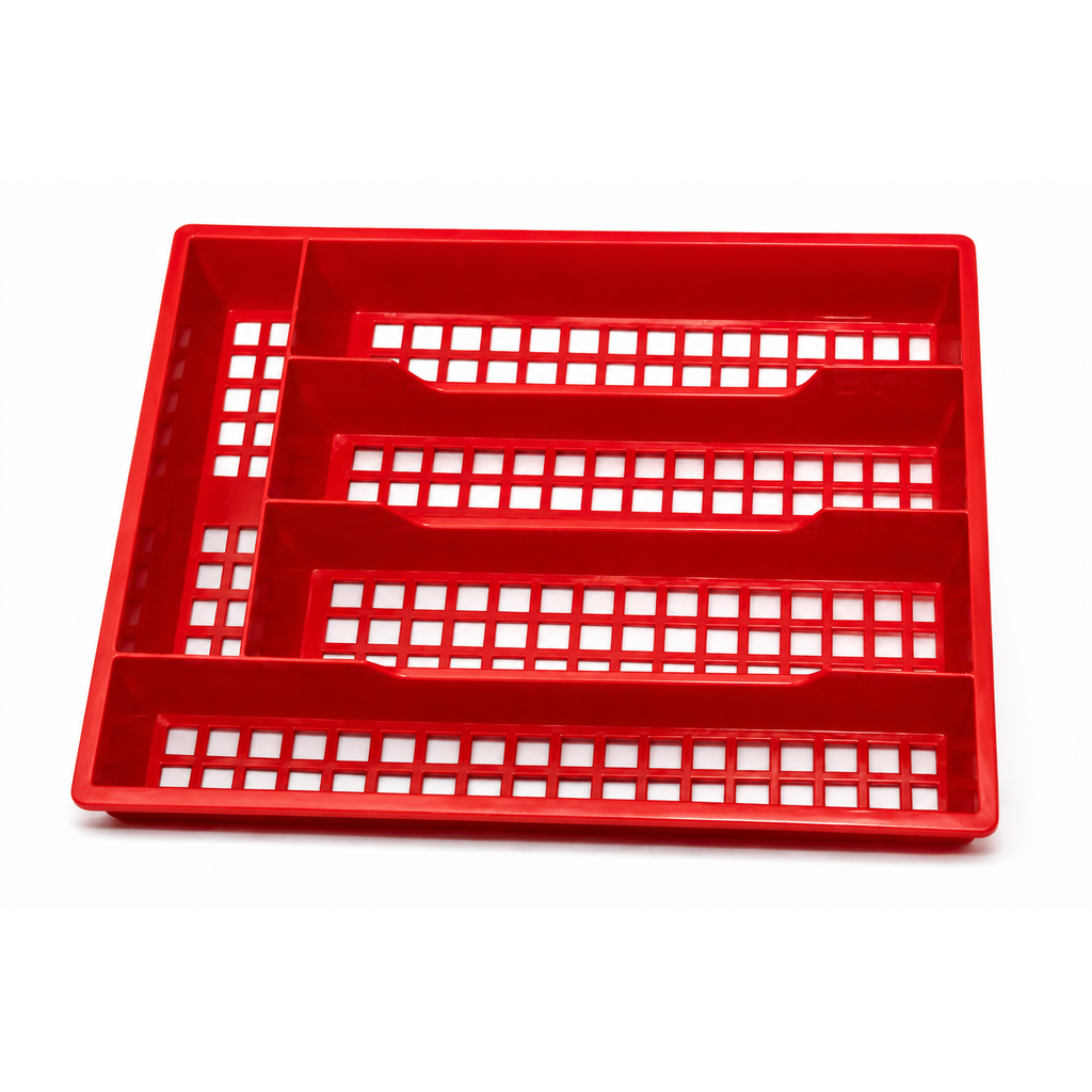PLASTIC CUTLERY ORGANIZER TRAY