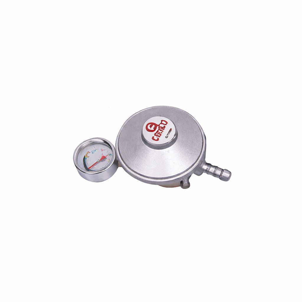 GAS CYLINDER PRESSURE REGULATOR WITH GAUGE