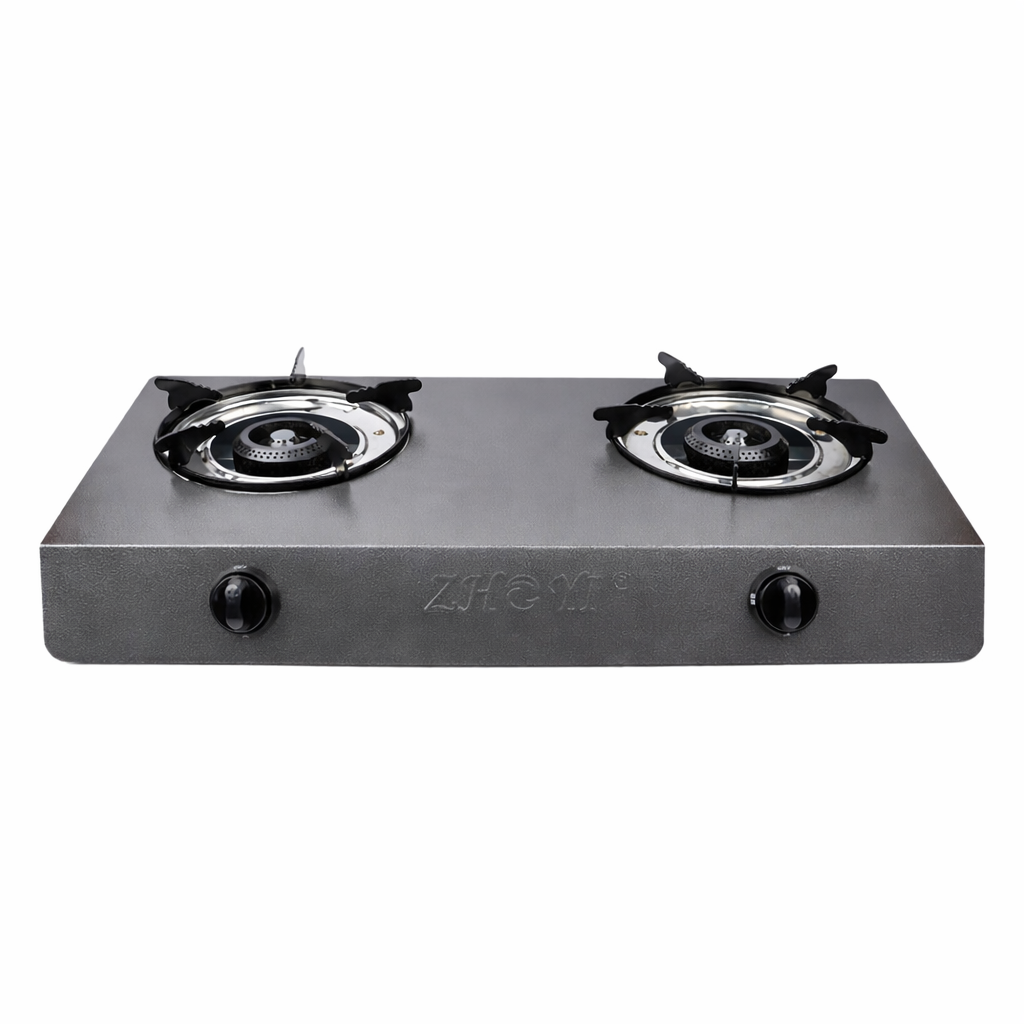 ZHENYI DOUBLE BURNER GAS STOVE